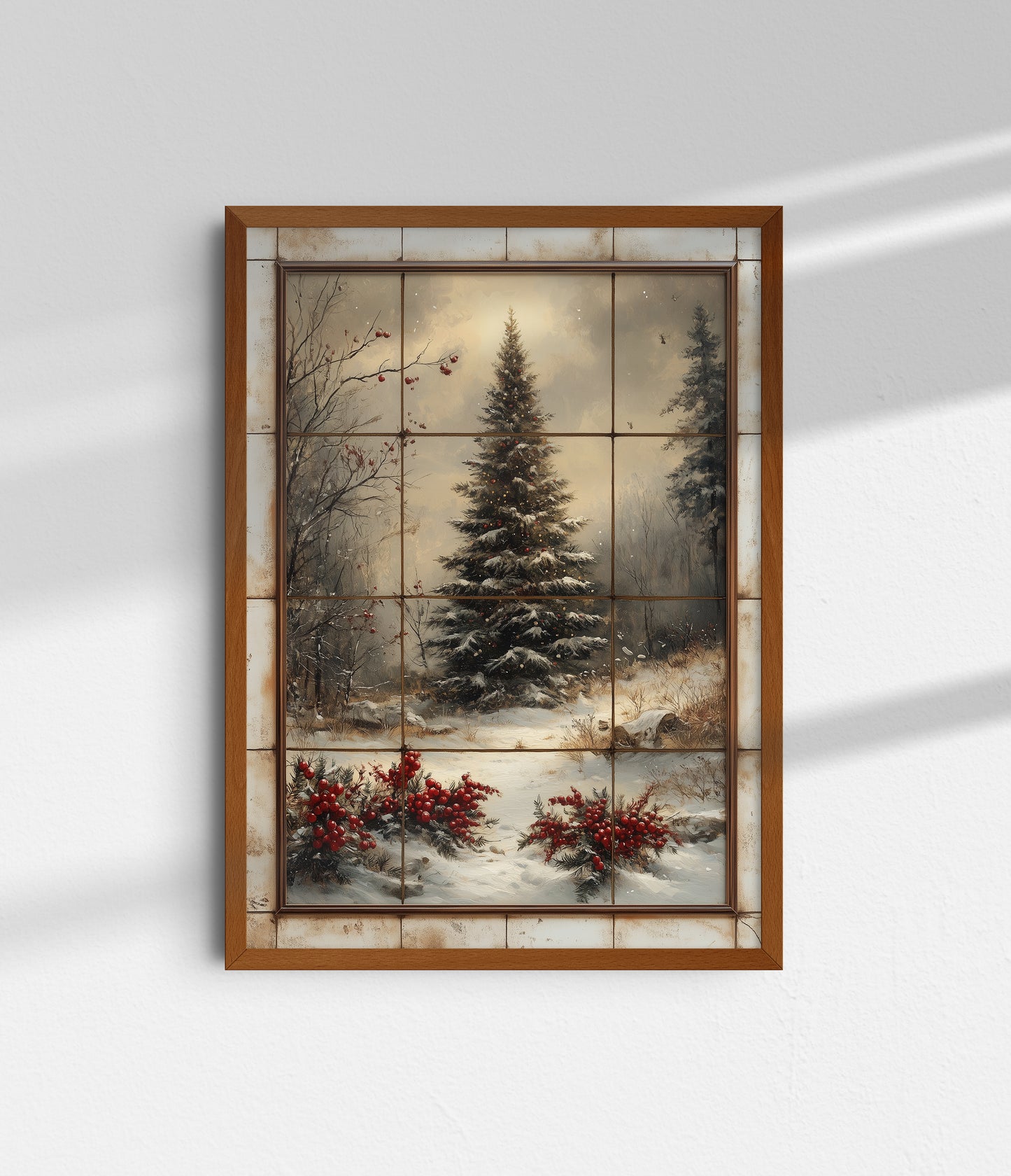 Christmas through the window