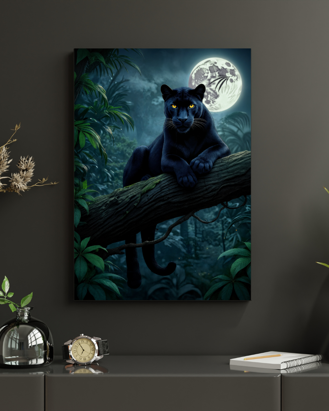 Black Puma | High Quality Wall art