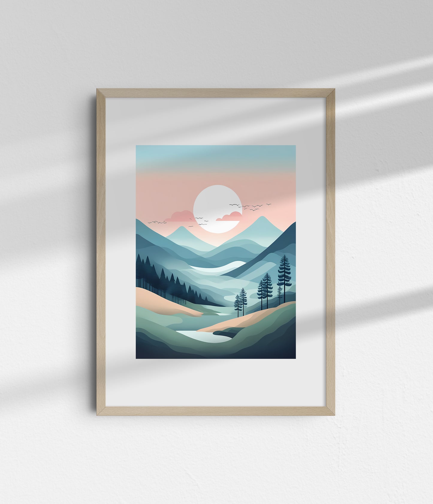 Tranquil Mountain Horizon